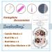 Spring Floral Almond Shape French Fake Nails Kit - 24 Pcs Glossy Full Cover Acrylic False Nails for Daily Wear - Buy Online on GoSupps.com