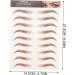 Ipetboom 8pcs Imitation Eco Eyebrow Sticker Stickers 4d Eyebrows Beauty Kit Fake Eyebrows 6d Make up Cosmetic - Buy Online on GoSupps.com