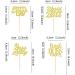 Keaziu 36PCS Happy Boss's Day Cupcake Toppers Boss Lady Women Gentleman Office Decoration Happy Boss Day Party Decorations Boss Day Decorations Birthday Party Decorations Supplies Gold - Buy Online on GoSupps.com