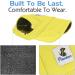 Pawaboo Dog Baseball Cap - Adjustable Sun Protection Hat with Ear Holes for Puppies & Pets | Yellow M - Buy Online on GoSupps.com