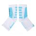 Foot Sleeve for Flexible Movement - Sectional Compression Sports Heel Socks (White & Blue) | Enhance Performance & Comfort - Buy Online on GoSupps.com