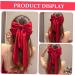 MAGICLULU Satin Ribbon Hairpin Large Hair Bows Bow Hair Clips Giant Bow Hair Dress up Bow Hair Clips Barrettes Halloween Hair Bows Hair Bow Clips Metal Big Bow Accessories Red Girl - Buy Online on GoSupps.com