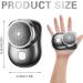 2023 Mini Electric Razor for Men | Portable Rechargeable Shaver for Home, Car & Travel (Black) - Buy Online on GoSupps.com