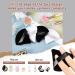 QLines Powder Puff 4 Pcs - Triangle Powder Puffs - Soft & Resuable Foundation Makeup Sponge with Silky Ribbon - Perfect for Pressed and Loose Powder Dry & Wet Makeup Black & White 4Pcs - Buy Online on GoSupps.com