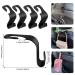 Tao Pipe 6-Piece Car Storage Hooks | Back Seat Headrest Hangers for Clothes & Handbags | Car Seat Hook Organizer - Buy Online on GoSupps.com