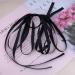Dervivea Vintage Black Ribbon Bow Hair Ties Rope Silk Satin Bow Hair Rope Long Ribbon Bow Hair Scrunchies Bowknot Ponytail Holder Hair Tie Elastic Hair Tie Decorative Hair Accessories for Women - Buy Online on GoSupps.com