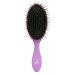 Simply Hair Ultimate Hair Extension Brush & Detangler Anti-Static Dual Bristle Design Soft Boar Bristle Great for All Hair Types & Extensions - Pink & Purple Ombre Brush Ideal for Adults & Kids