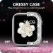 DABAOZA Bling Crystal Apple Watch 38mm Case - Women's Dressy Diamonds Cover for iWatch Series 1-8 & SE - Silver 38mm - Buy Online on GoSupps.com