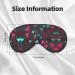 Triangular Pattern Eye Mask - Soft Elastic & Adjustable Sleep Mask for Men & Women | International Shipping - Buy Online on GoSupps.com