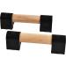Wood Mini Parallettes Set - Portable 9 Inch Gymnastics & Push Up Bars - Buy Online on GoSupps.com