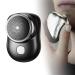Mini Shaver Portable Electric Shaver, Mini Electric Razor for Men,Pocket Size Shaver Wet and Dry Mens Razor,USB Rechargeable Shaver Easy One-Button Use for Home,Car,Travel Gift for Men Black