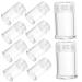FOMIYES 12pcs Boxes Loose Clear Cases Holesml with Powder Empty Containers Body Sifter Cosmetic Cosmetics
