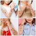 141Pcs TopFunny Glitter Temporary Tattoos for Girls - Ice Cream & Cookie Designs | Cute Waterproof Stickers for Birthday Parties - 10 Sheets - Buy Online on GoSupps.com