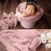 Spokki 2PCS Baby Props Photography Wrap Kit - Handmade Pearl Wrap Blanket with Headband | Newborn Outfits for Photography - Pink | 35.5 X 67 inch - Buy Online on GoSupps.com