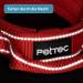 Pettec Neoprene & Nylon Dog Collar with Handle - Softly Padded Adjustable Water-Repellent for Small & Large Dogs - XL Red (61-71 cm) - Buy Online on GoSupps.com