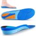 Arch Support Plantar Fasciitis Insoles   Orthotics Shoe Inserts for Heel Pain  Heel Spur  Bone Spurs Relief Insoles- Heel Cup Insoles for Men&Women  Insoles for Standing All Day Blue S (Men 6-7.5/Women 8-9.5)