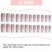 IMSOHOT Gradient Pink Extra Long Square Press on Nails - Nude False Acrylic Glue on Nails for Women and Girls | DIY C-001 - Buy Online on GoSupps.com
