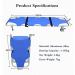 Multi-Function Folding Flat Stretcher Stretcher Emergency Fire Rescue Stretcher Simple Stair Wheeled Stretcher for Sport and Rescue (Color : Blue) - Buy Online on GoSupps.com