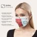 50x Medical Face Masks - Made in Germany CE Certified Type IIR 99.78% BFE One-Way Protection Adult Size Red - Buy Online on GoSupps.com