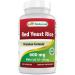 Best Naturals Red Yeast Rice with CoQ10, 120 Capsules - Cardiovascular Formula Contains 600 mg of Red Yeast Rice ans 30 mg of CoQ10