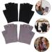 FRCOLOR 2 Pairs Half Finger Moisturizing Gloves Gel Gloves Fingerless Gloves Grooming Gloves Moisturizing Hand Gloves Gel Moisturizing Gloves for Dry Skin Half Finger Touch Screen Gloves - Buy Online on GoSupps.com
