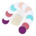 Langsprit Leak-Proof Reusable Bamboo Nursing Pads (14 Pack), Super Absorbent Washable Breast Pads with Laundry Bag (Original, Round) Round Original