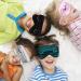 4 Pieces Sleep Eye Masks Silk Sleep Eye Cover Cute Lightweight Adjustable Eyeshade Mask Satin Night Eyeshade Covers for Women Men Sleep Travel Nap Gray Pink Black Green - Buy Online on GoSupps.com