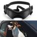 Googles for Dogs Ownpets Dog Glasses UV Protection Goggles Snow Protection Wind Protection Dust Protection with Adjustable Strap Safety Pet Sunglasses for Small and Medium Dog Black-Regular Style Medium