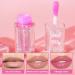 Magic Color Changing Moisturizing Lip Oil 2024 | Plumping Glimmer Gloss | Long-Lasting Nourishing Lip Glow | Non-Sticky Pink 03 - Buy Online on GoSupps.com