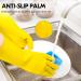 VGO XL Long Arm Reusable Gloves for Kitchen Work Household Cleaning & Dishwashing - Multifuntional Yellow (HH4601) - Buy Online on GoSupps.com
