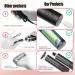Cordless Electric Callus Remover for Feet with Nail File Sander 2 in 1 Rechargeable Foot File Grinder for Dead Skin Crack Dry Calluses with Sandpaper Disk 6 Speed Adjustable Black - Buy Online on GoSupps.com