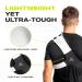 Athletic Arm Sling - Class A Medical Device for Shoulder Elbow & Wrist Support - Large White & Black - Right Arm for Men & Women - Buy Online on GoSupps.com