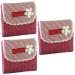 Gleavi 3 pieces of handbag organizer inserts Decor for men menstrual bag menstrual pad bag tampon storage bag Periodate bags multifunctional decorate as shown x 3 pieces 31x12cmx3pcs