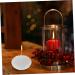 Buy Hand Poured Shell Candle | Long Burning Scented Bubble Candle for Home Decor - 1pc White Pearl Fragrance - Buy Online on GoSupps.com