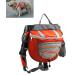 XIAOYU Dog Backpack Adjustable Saddle Bag Harness Carrier for Travel Hiking Camping Orange SS Orange