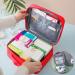 Topjowga Waterproof Medication Bag - 2PC Large Capacity First Aid Set for Home Travel & Office | Portable Emergency Storage in Red - Buy Online on GoSupps.com
