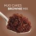 Duncan Hines Mug Cakes Brownie Mix 26.4 oz - 10 Individual 2.6 oz Pouches - Buy Online on GoSupps.com