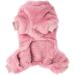 X-Small Pink Dog Sweater Coat Pajamas Christmas Apparel for Small Medium Dogs - Soft Warm Holiday Outfits - Buy Online on GoSupps.com