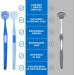 Soft Bristle Tongue Brush for Bad Breath & Oral Hygiene - Ergonomic Tongue Scraper with Cap - 2 Pack for Adults - Travel-Friendly - Buy Online on GoSupps.com