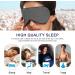 Haskirky Light Blocking Eye Mask | Breathable & Adjustable for Men and Women | Perfect for Travel, Yoga, Meditation | Deep Sleep Comfort | Plain Gray - Buy Online on GoSupps.com