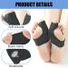 DNSHAN 1Pair Bunion Corrector Toe Separator Bunion Relief Protector Sleeves Silicone Bunion Pad Protector for Hallux Valgus Hammer Toes Day Night Support (Black L) - Buy Online on GoSupps.com