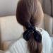 JIRIS Satin Silk Hair Scrunchies Bunny Ear Bow Set - 6 Pcs Elastic Hair Ties for Women - Accessories - Buy Online on GoSupps.com