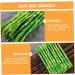 HOMSFOU 50 Pcs Simulated Asparagus Ornaments Fake Vegetables Asparagus Decor Fake Plastic Lifelike Vegetables Faux Asparagus Fern Plastic Vegetables Model Fake Food Model Sample Pvc Plant Light Greenx5pcs 19X0.9CMx5pcs - Buy Online on GoSupps.com
