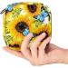 Beautiful Sunflower Napkins & Storage Bags | Portable Menstruation Cup with Zipper for Teens & Women - Eco-Friendly & Stylish - Buy Online on GoSupps.com