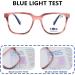 Blue Light Blocking Square Women s Reading Glasses - Fashionable +1.75 Pink Eyewear with Spring Hinge - Buy Online on GoSupps.com