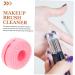 FRCOLOR Makeup Brush Cleaner Makeup Brush Cleaner Mat 8.3x8.3cm Pink - Buy Online on GoSupps.com