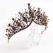 Aceorna Baroque Queen Crystal Wedding Crown - Black Rhinestone Tiara for Women - Buy Online on GoSupps.com