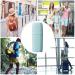 Higyee Travel Toothbrush Case & Organizer | Toothbrush Cup & Toothpaste Holder for School & Camping - Blue - Buy Online on GoSupps.com