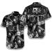 HYPERFAVOR Tropical Barber Shirts for Men- Casual Short Sleeve Barber Shirt Men- Unique Barber Hawaiian Shirts for Men 4X-Large V2 - Buy Online on GoSupps.com