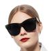 Oversized Reader Sunglasses for Women Cat Eye Full Sun Reading Glasses UV 1.0 1.25 1.5 1.75 2.0 2.25 2.5 2.75 3.0 WEMOOTANTS Classic Black 3.0 x